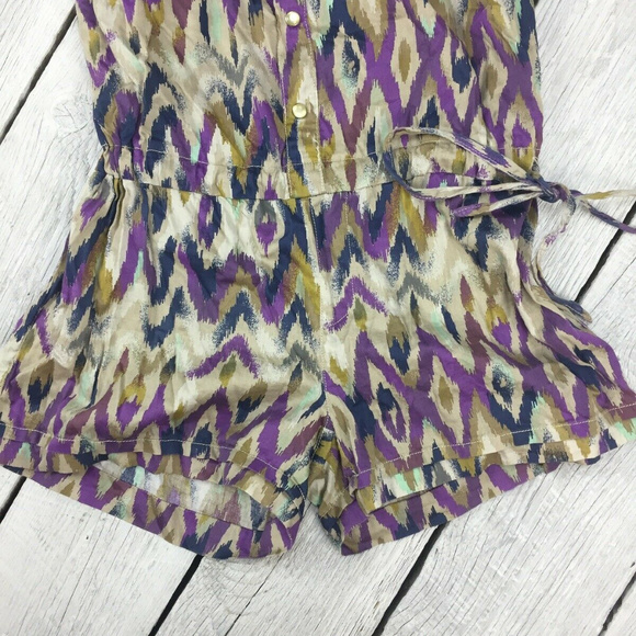 Inked & Faded M Ruffle Romper Shorts Drawstring - Picture 3 of 7